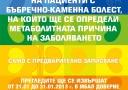 Безплатни прегледи на пациенти с бъбречно-каменна болест